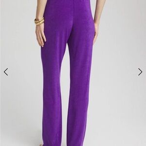 CHICO’S Petite Travelers No Tummy Pants BRAND NEW SIZE:3P (16-18XL) PURPLE